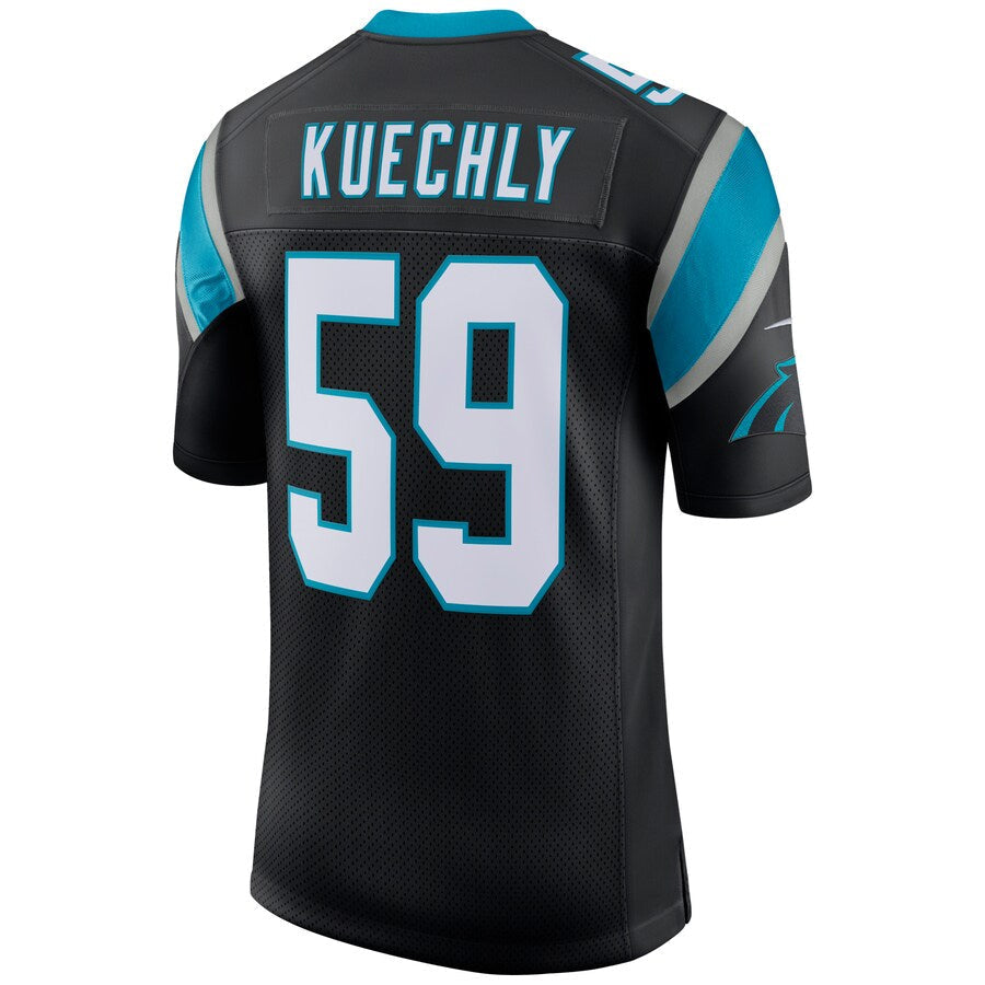 Kdoa C.Panthers #59 Luke Kuechly Player Black Classic Limited Stitched Jerseys
