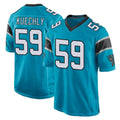 Kdoa C.Panthers #59 Luke Kuechly Player Blue Game Stitched Jerseys