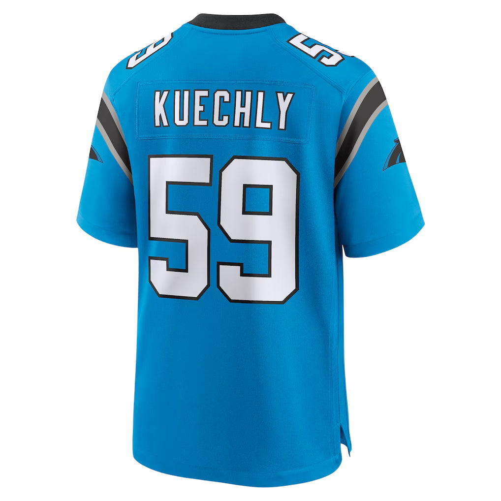 Kdoa C.Panthers #59 Luke Kuechly Player Blue Home Game Stitched Jerseys