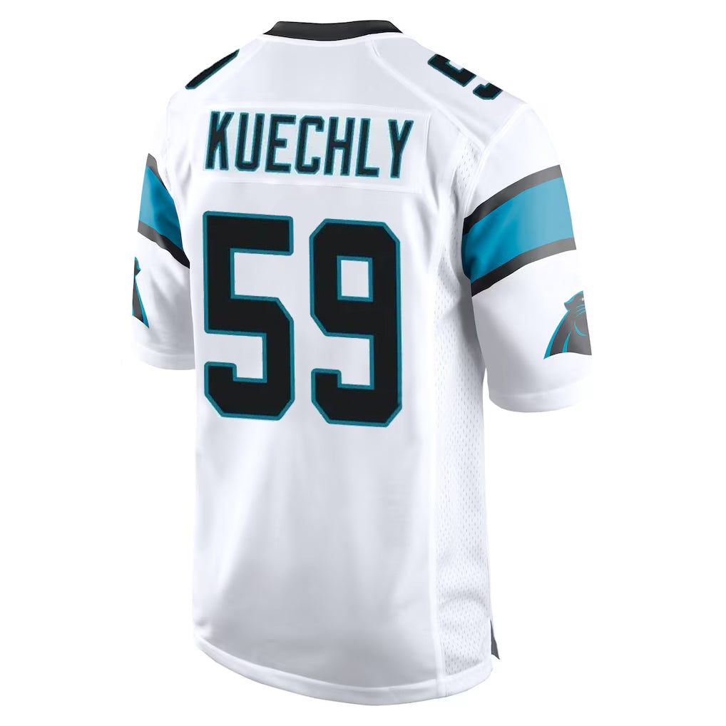 Kdoa C.Panthers #59 Luke Kuechly Player White Game Stitched Jerseys