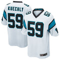 Kdoa C.Panthers #59 Luke Kuechly Player White Home Game Stitched Jerseys