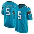 Kdoa C.Panthers #5 Jaelan Phillips Player Blue Game Stitched Jerseys