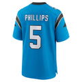 Kdoa C.Panthers #5 Rico Dowdle Player Blue Home Game Stitched Jerseys