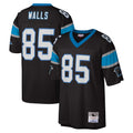 Kdoa C.Panthers #85 Wesley Walls Player Black Mitchell & Ness Legacy Replica Stitched Jerseys