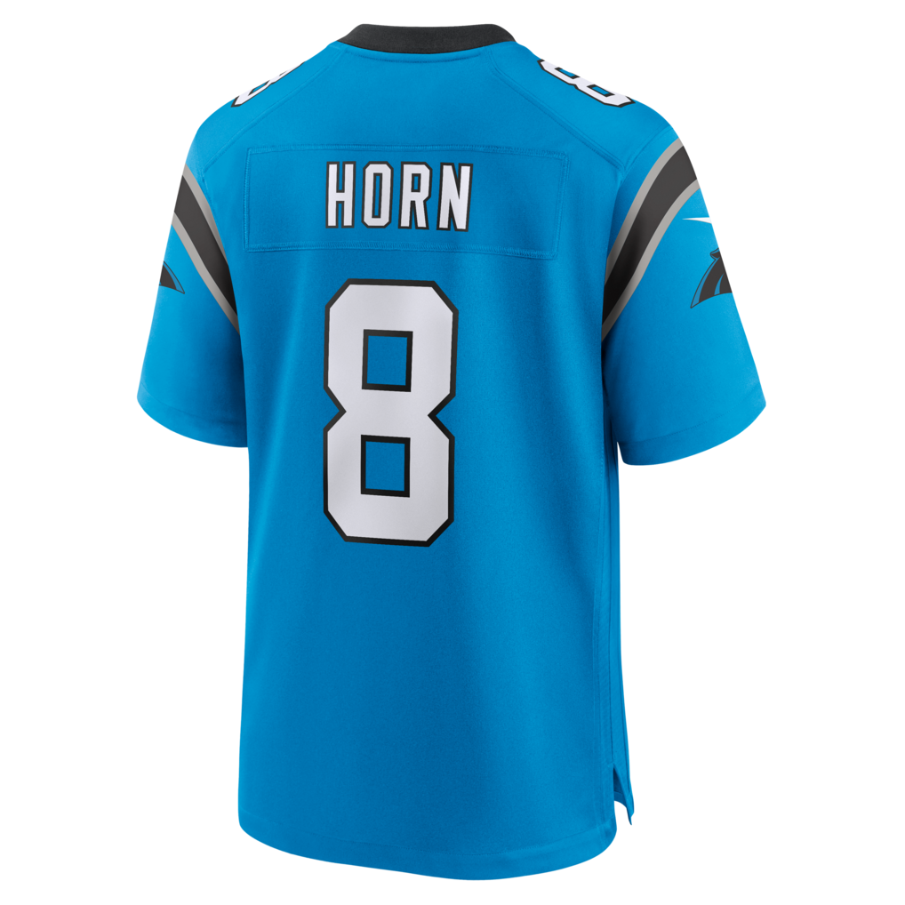 Kdoa C.Panthers #8 Jaycee Horn Blue Alternate Game Stitched Jerseys