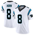 Kdoa C.Panthers #8 Jaycee Horn Player White Vapor F.U.S.E. Limited Home Game Stitched Jerseys