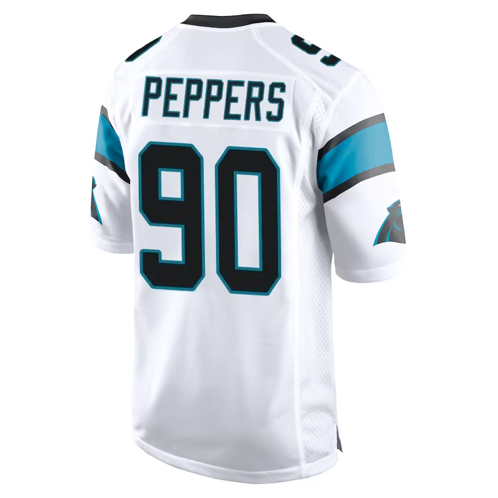 Kdoa C.Panthers #90 Julius Peppers Player White Game Stitched Jerseys