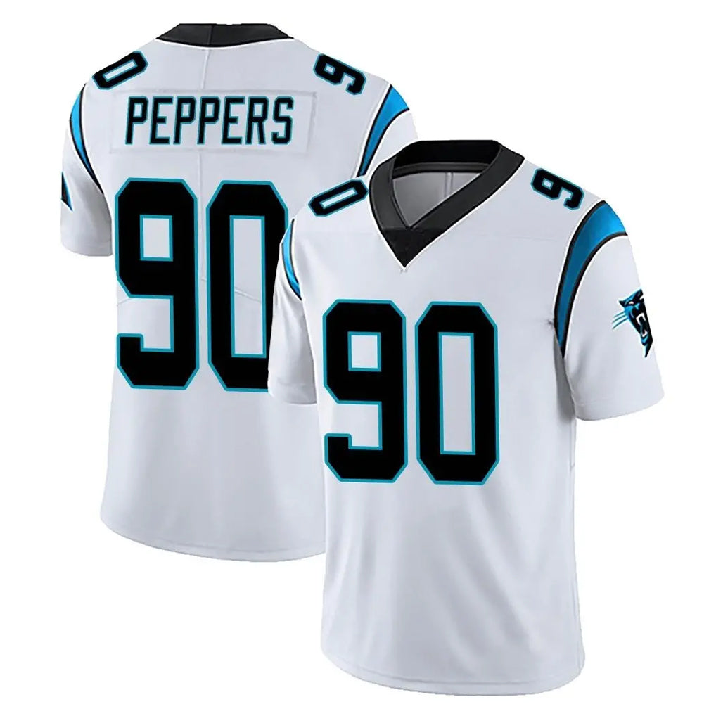 Kdoa C.Panthers #90 Julius Peppers Player White Vapor Untouchable Limited Game Stitched Jerseys