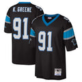 Kdoa C.Panthers #91 Kevin Greene Player Black Mitchell & Ness Legacy Replica Stitched Jerseys