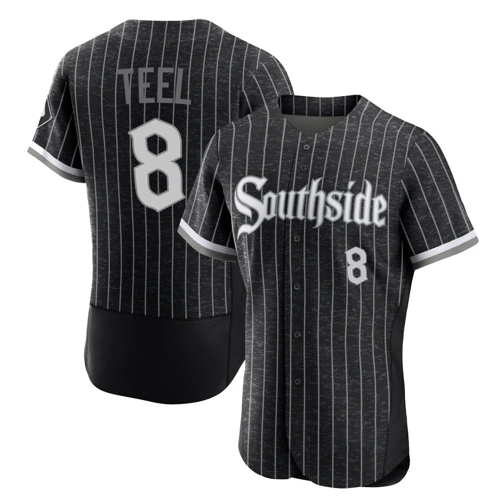 Kdoa C.White Sox #8 Kyle Teel Player Black City Connect Limited Elite Home Stitched Jerseys