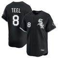 Kdoa C.White Sox #8 Kyle Teel Player Black Limited Home Stitched Jerseys