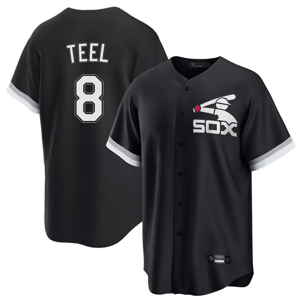 Kdoa C.White Sox #8 Kyle Teel Player Black Spring Training Game Stitched Jerseys