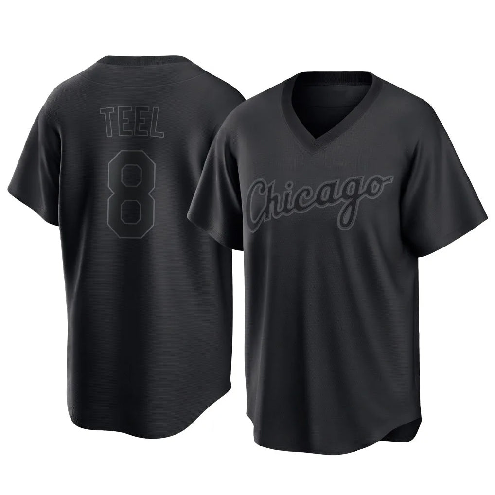 Kdoa C.White Sox #8 Kyle Teel Player Black T-shirt Home Game Stitched Jerseys