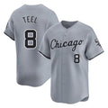 Kdoa C.White Sox #8 Kyle Teel Player Gray Road Limited Home Stitched Jerseys