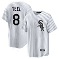 Kdoa C.White Sox #8 Kyle Teel Player White Stripe Home Game Stitched Jerseys