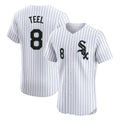 Kdoa C.White Sox #8 Kyle Teel Player White Stripe Limited Elite Home Stitched Jerseys