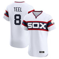 Kdoa C.White Sox #8 Kyle Teel Player White T-shirt Limited Elite Home Stitched Jerseys