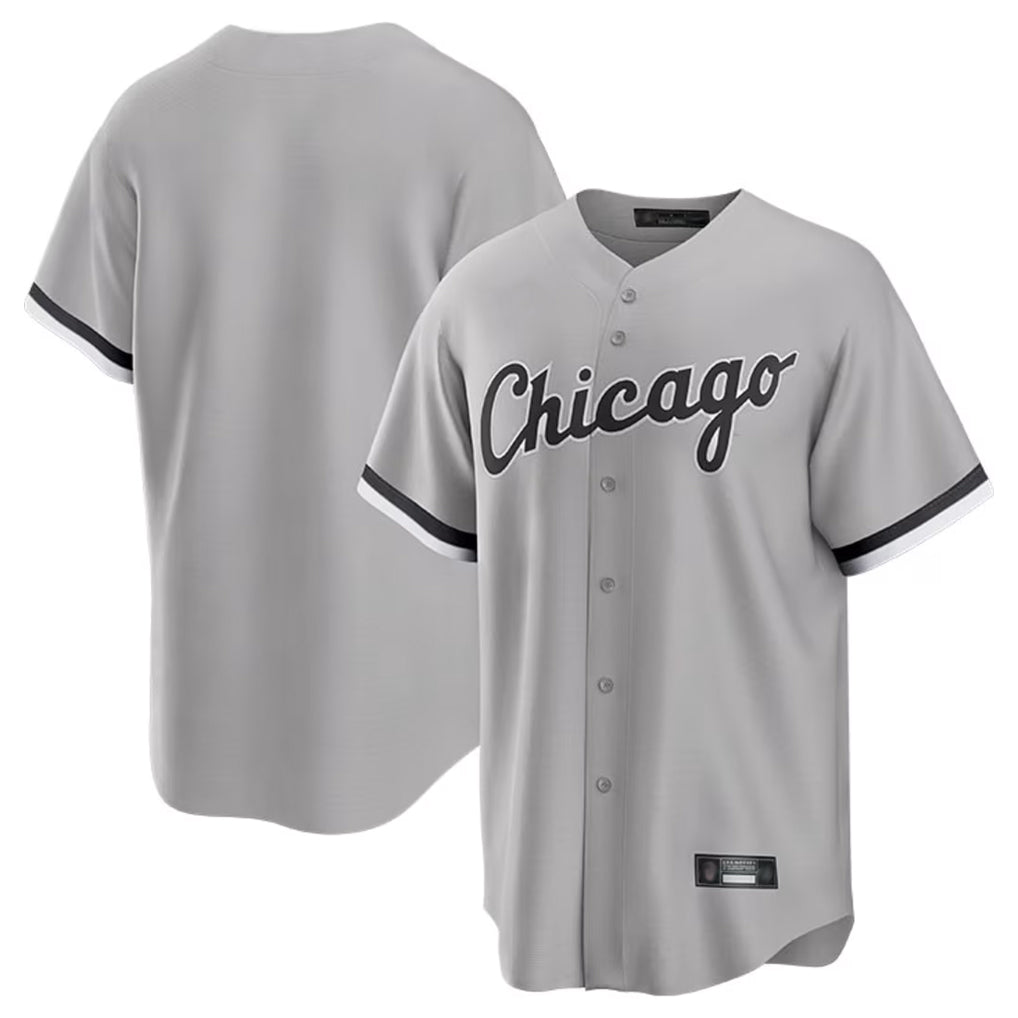 Kdoa C.White Sox ## White Sox Blank Player Gray Home Game Stitched Jerseys