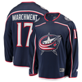 Kdoa CB.Jackets #17 Mason Marchment Navy Home Premier Breakaway Player Jersey