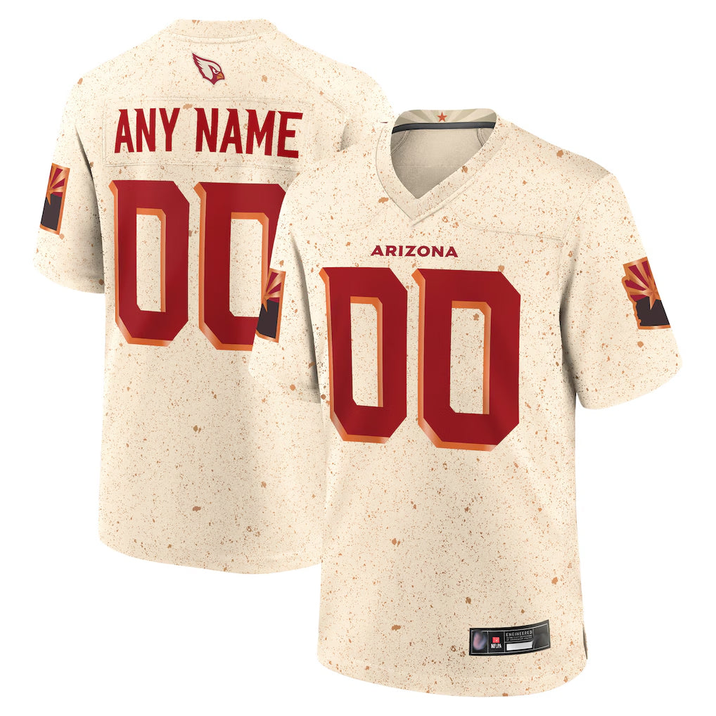 Kdoa Custom A.Cardinals Cream Rivalries Collection Home Game Stitched Jerseys