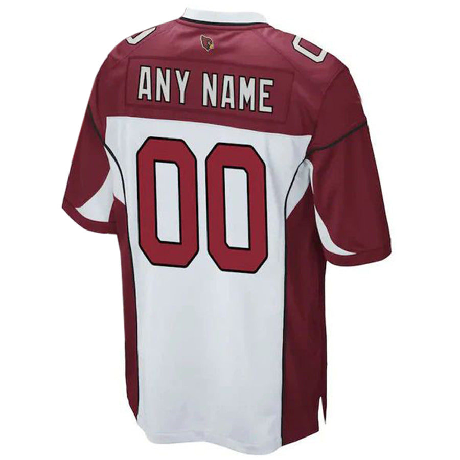 Kdoa Custom A.Cardinals White-Red Game Stitched Jerseys