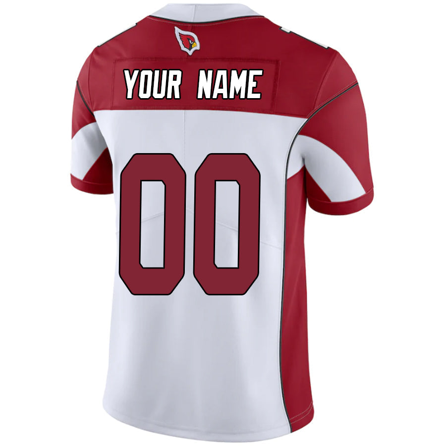Kdoa Custom A.Cardinals White-Red Vapor Untouchable Elite Stitched Jerseys