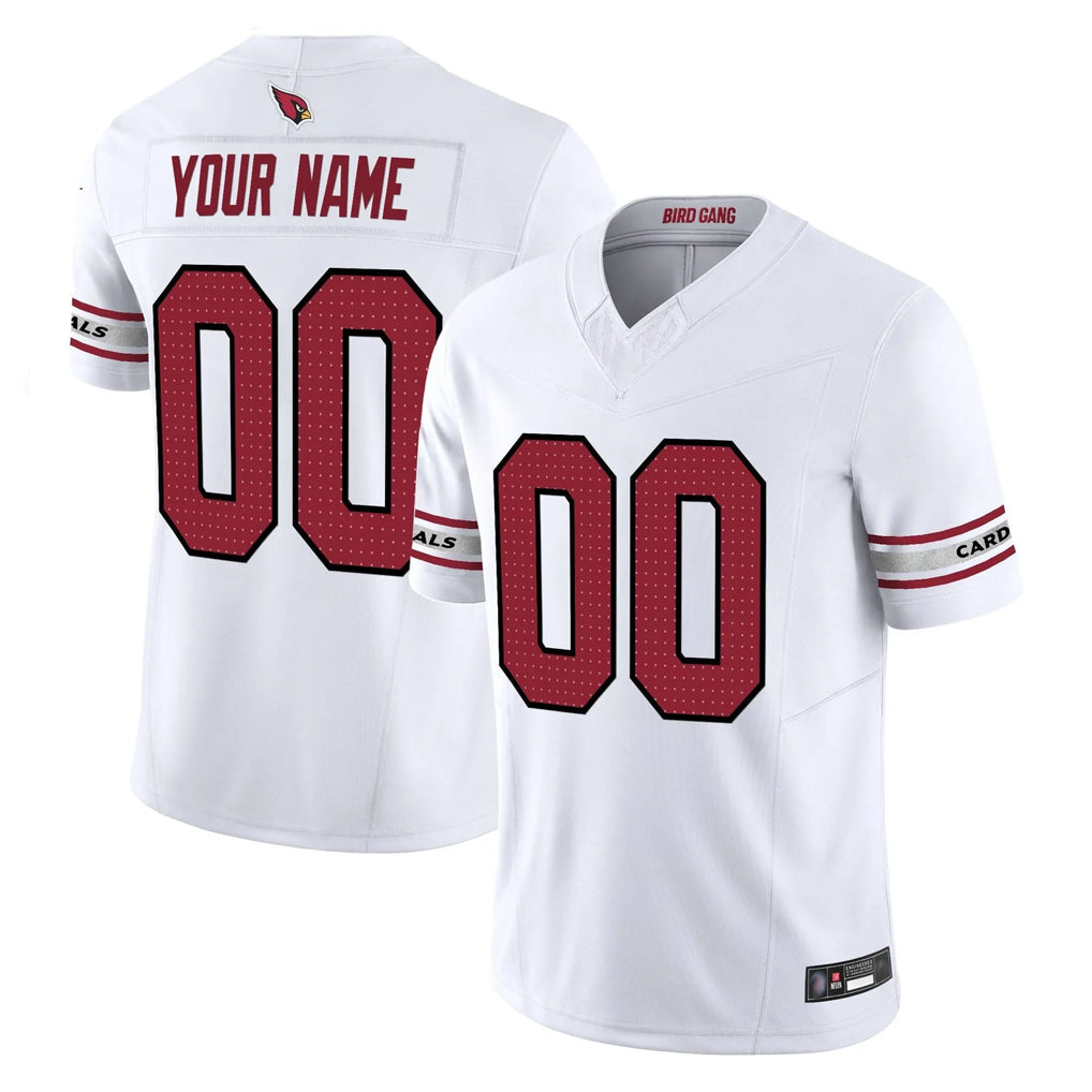 Kdoa Custom A.Cardinals White Vapor F.U.S.E. Limited Home Game Stitched Jerseys