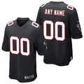 Kdoa Custom A.Falcons Black Alternate Game Stitched Jerseys