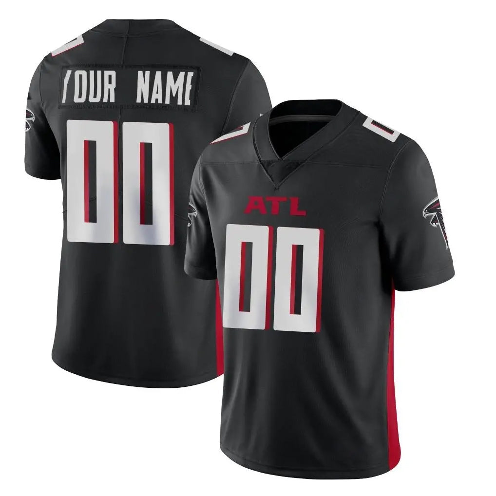 Kdoa Custom A.Falcons Black Limited Home Game Any Name & Numbers Stitched Jerseys