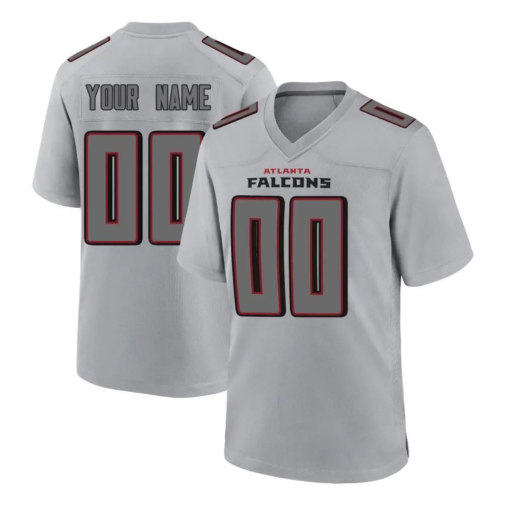 Kdoa Custom A.Falcons Gray Fashion Home Game Any Name & Numbers Stitched Jerseys