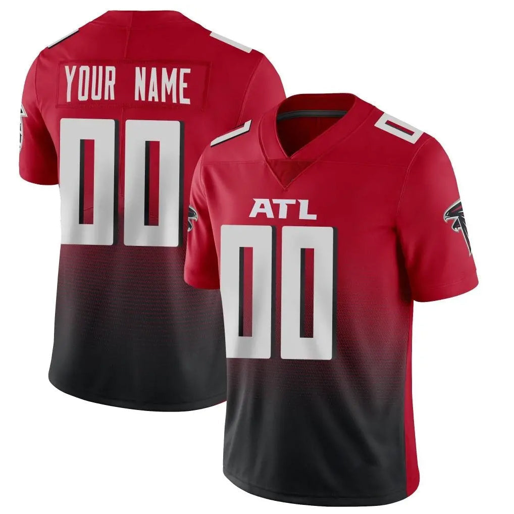 Kdoa Custom A.Falcons Red Vapor Untouchable Limited Home Game Any Name & Numbers Stitched Jerseys