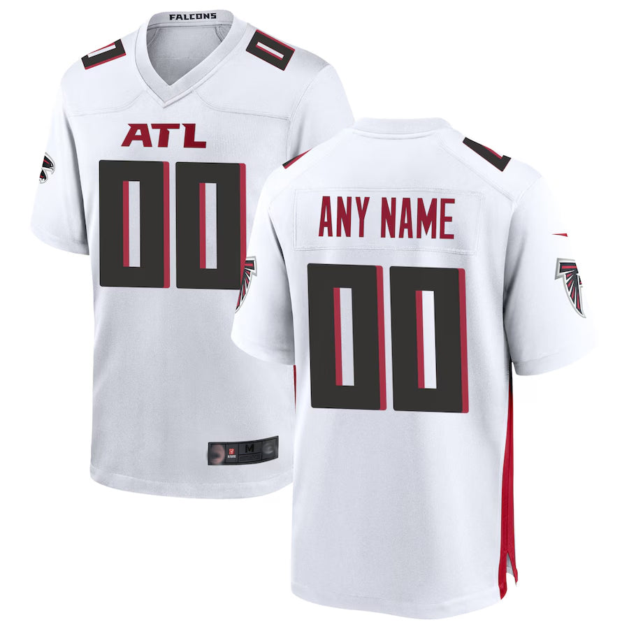 Kdoa Custom A.Falcons White Home Game Stitched Jerseys