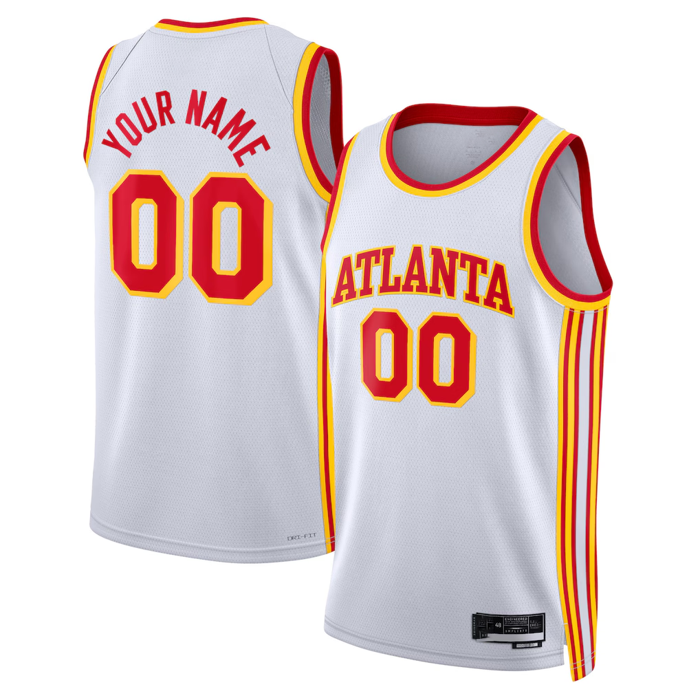 Kdoa Custom A.Hawks White Swingman Jerseys - Association Edition