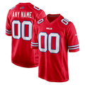 Kdoa Custom B.Bills Red Alternate Game Stitched Jerseys