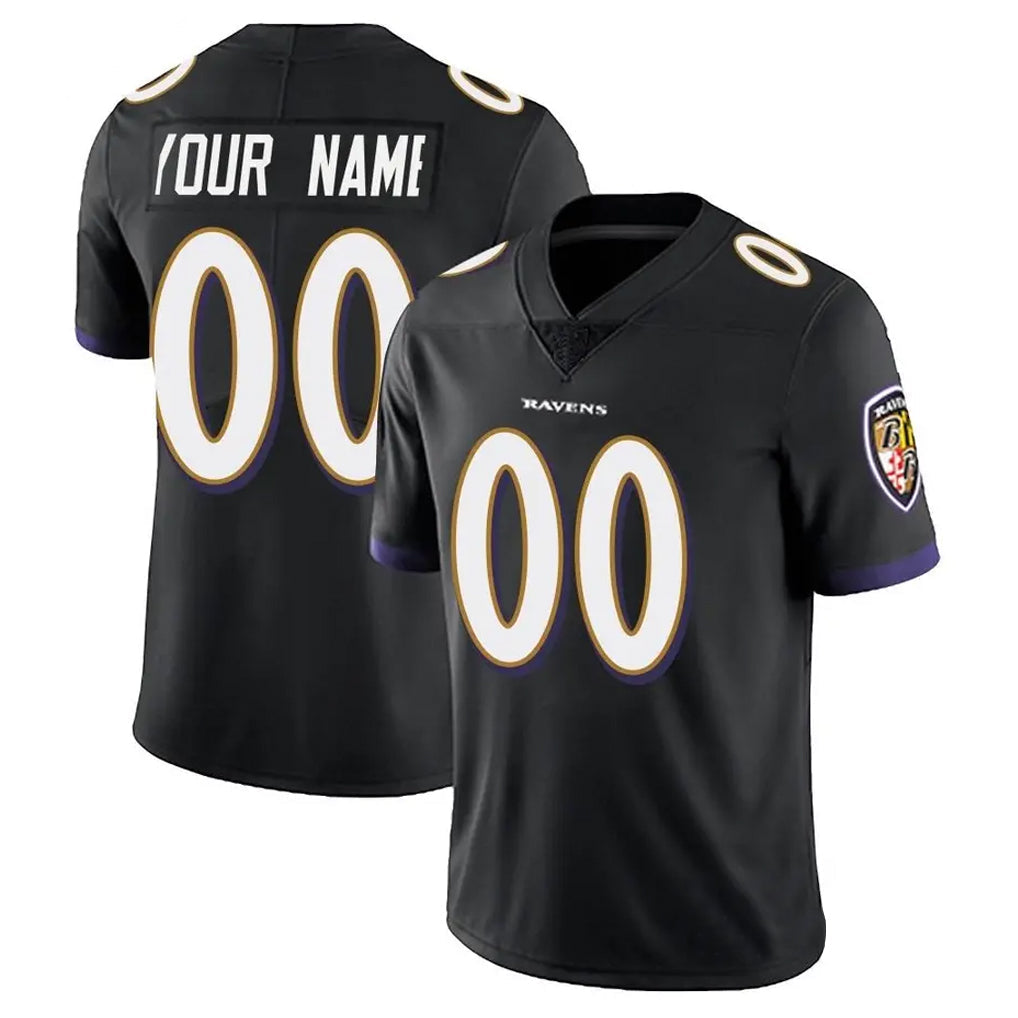 Kdoa Custom B.Ravens Black Vapor F.U.S.E. Limited Any Name & Numbers Stitched Jerseys