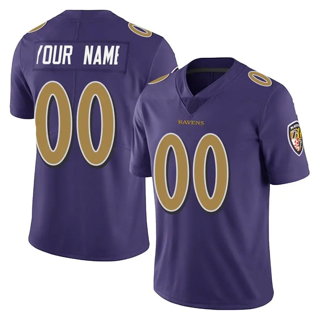 Kdoa Custom B.Ravens Purple Color Vapor Untouchable Limited Any Name & Numbers Stitched Jerseys