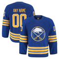 Kdoa Custom B.Sabres Royal Home Authentic Pro Stitched Jerseys