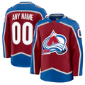 Kdoa Custom C.Avalanche Burgundy Home Premium Jerseys