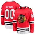 Kdoa Custom C.Blackhawks Red Home Breakaway Jerseys