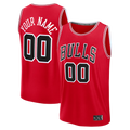 Kdoa Custom C.Bulls Red Fast Break Jerseys - Icon Edition