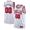 Kdoa Custom C.Bulls White Swingman Jerseys - Association Edition