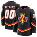 Kdoa Custom C.Flames Black Alternate Premium Jerseys