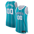 Kdoa Custom C.Hornets  Teal 202021 Authentic Jerseys - Icon Edition