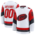 Kdoa Custom C.Hurricanes White Away Premium Stitched Jerseys