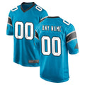 Kdoa Custom C.Panthers Blue Game Any Name & Numbers Stitched Jerseys