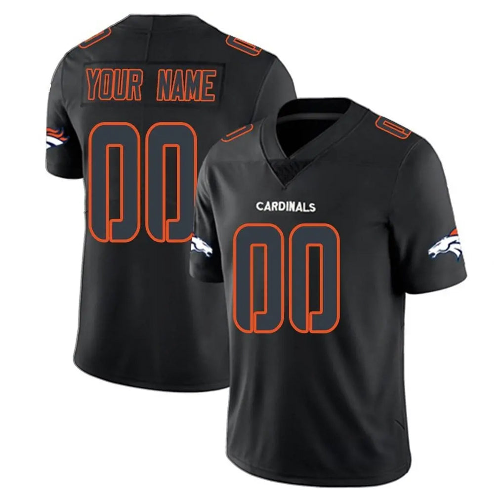 Kdoa Custom D.Broncos Black Impact Limited Game Any Name & Numbers Stitched Jerseys
