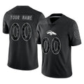 Kdoa Custom D.Broncos Black Reflective Limited Any Name & Numbers Stitched Jerseys