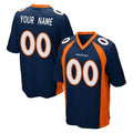 Kdoa Custom D.Broncos Navy Game Any Name & Numbers Stitched Jerseys
