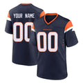 Kdoa Custom D.Broncos Navy Home Game Any Name & Numbers Stitched Jerseys