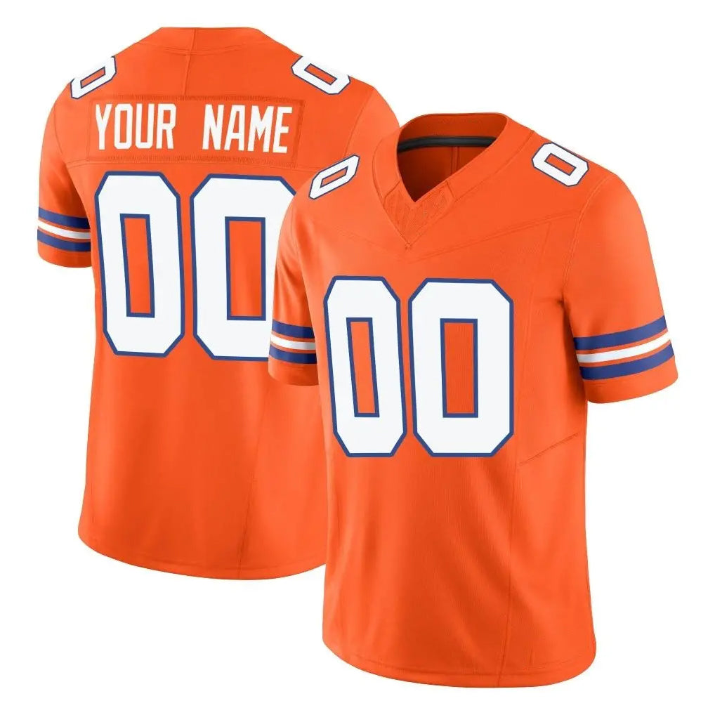 Kdoa Custom D.Broncos Orange Limited Alternate Vapor F.U.S.E. Throwback Game Any Name & Numbers Stitched Jerseys